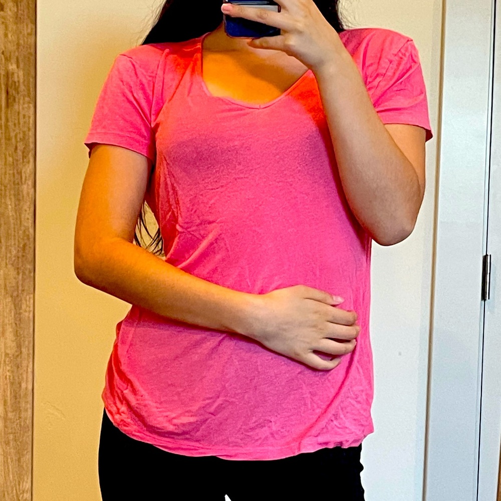 Casual Pink Top Size Medium